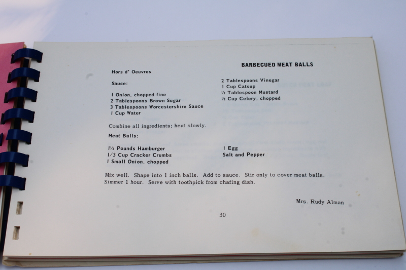 photo of vintage community cookbook Mason City Iowa YWCA club members favorite recipes  #3