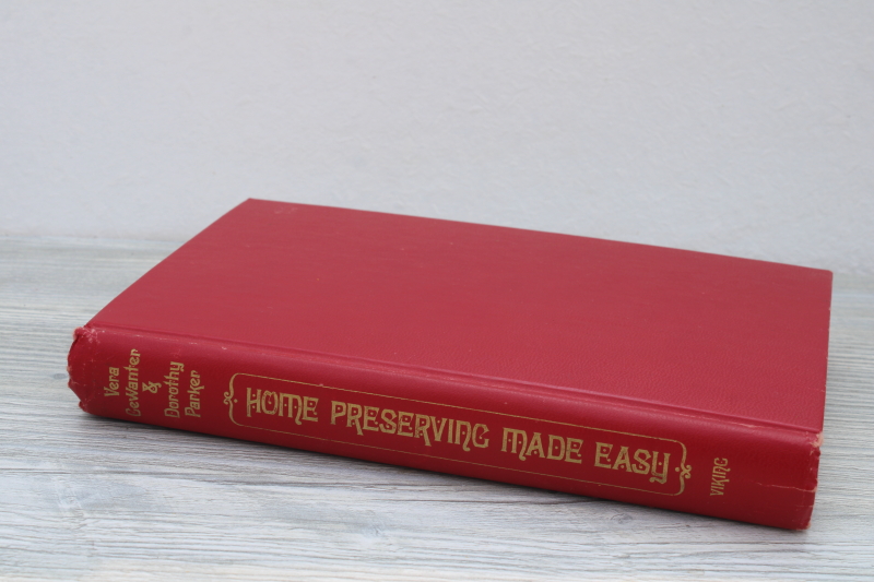 photo of vintage cookbook Home Preserving Made Easy old time recipes prepper self sufficient guide #1