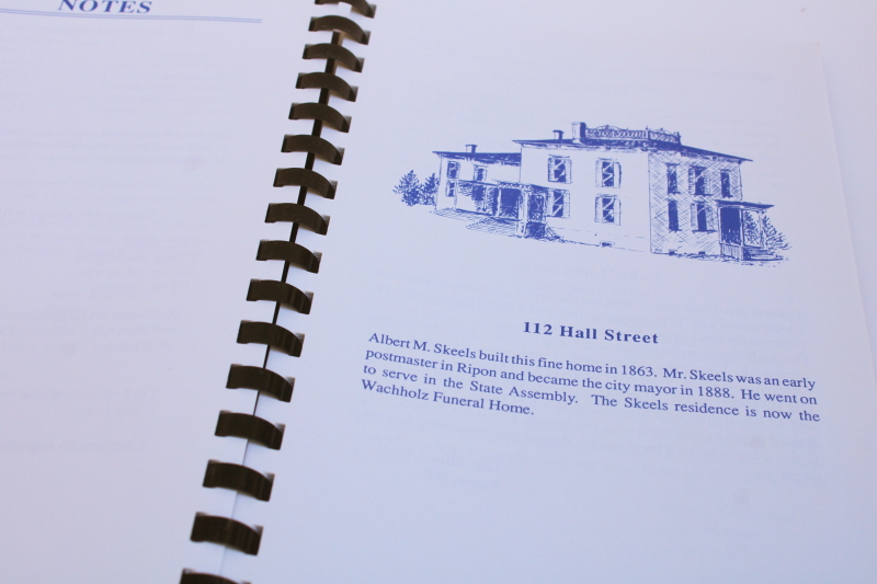 photo of vintage cookbook Ripon Wisconsin Little White Schoolhouse Republican Party birthplace #4