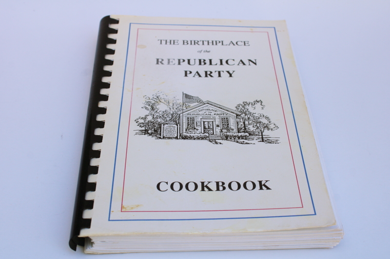 photo of vintage cookbook Ripon Wisconsin Little White Schoolhouse Republican Party birthplace #6