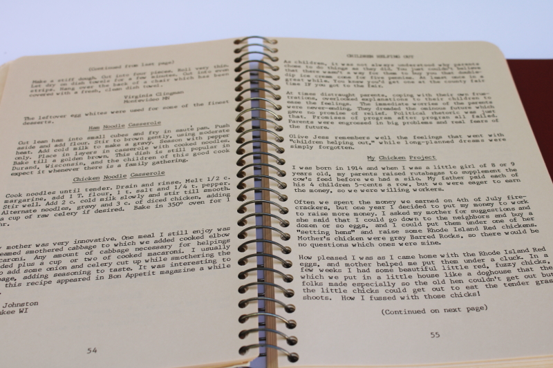 photo of vintage cookbooks Stories & Recipes of the Great Depression volume 1 & 2, 1930s poverty food #3