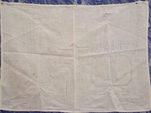 photo of vintage cotton feed sack / flour sack kitchen dish towel lot, 50 towels! #2