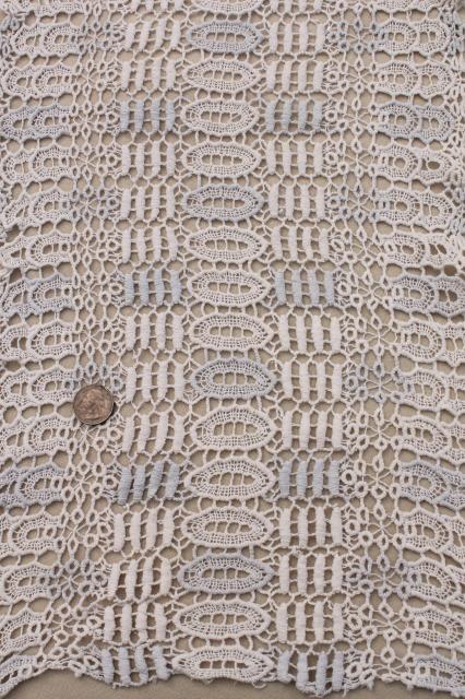 photo of vintage crochet and lace table runners / dresser scarves, shabby cottage granny chic #11