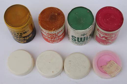 photo of vintage cross country ski wax, retro 60s or 70s skiing wax, Vola Swix Klister-vox #3