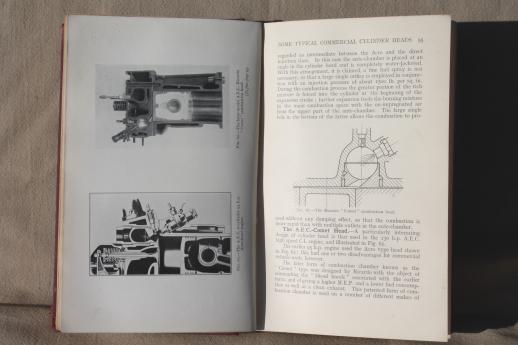 photo of vintage diesel engines, 1935 technical book on diesel engines w/ drawings & illustrations #3