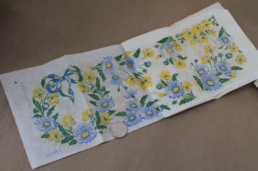 photo of vintage embroidery transfers lot, Vogart colored iron-on transfers etc. #5