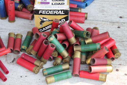 photo of vintage empty shotgun shells for western arts & crafts or jewelry, huge lot of 1100+  #7