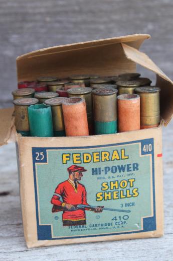 photo of vintage empty shotgun shells for western arts & crafts or jewelry, huge lot of 1100+  #10