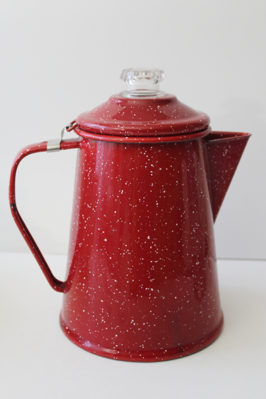 Graniteware coffee percolator hotsell