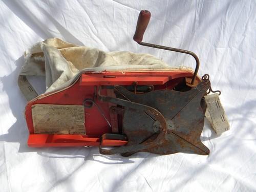 photo of vintage farm broadcast seeder Cyclone Seed Sower for grass & grains #2