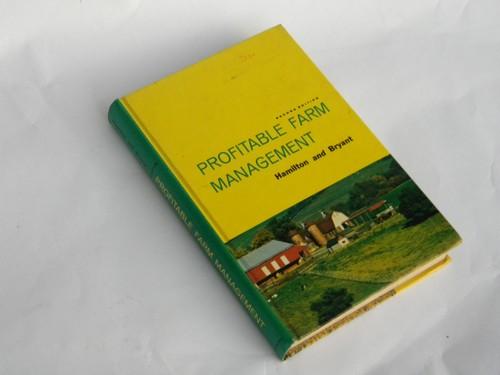 photo of vintage farm library textbook for profitable farm management #1