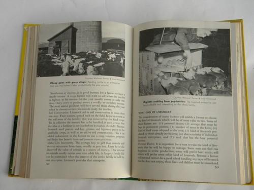 photo of vintage farm library textbook for profitable farm management #2