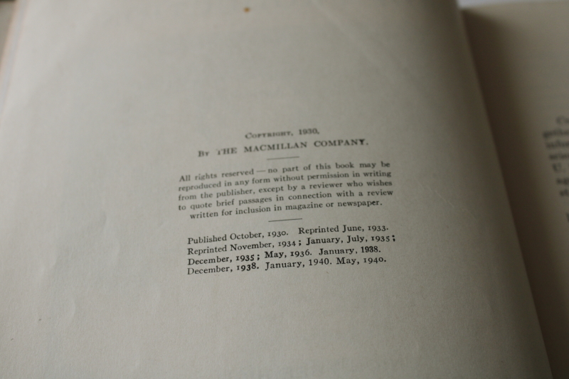 photo of vintage farming agriculture horticulture textbooks, 1930s 50s books old green cloth covers  #2