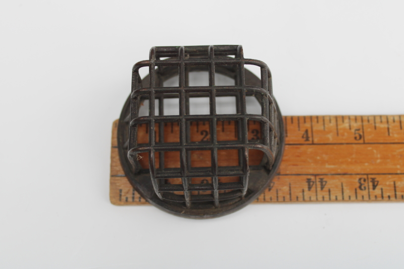 photo of vintage flower frog, Dazey metal cage flower holder for arranging flowers #5