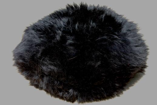 photo of vintage fur collars, weasel pelts, raccoon tails etc, lot for mountain man rendezvous or indian crafts #8