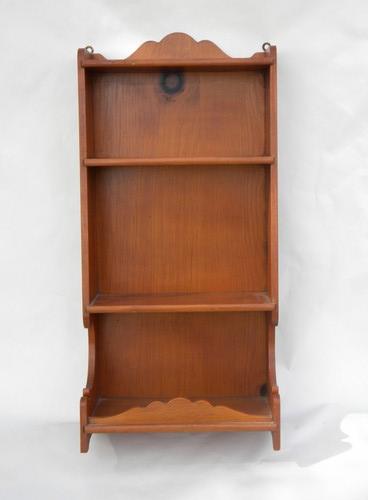 photo of vintage furniture, solid country pine wall shelf, small bookshelves for kitchen #1