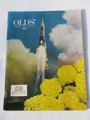 photo of vintage garden seed catalog, vegetable & flower seeds Olds - Madison Wis #1