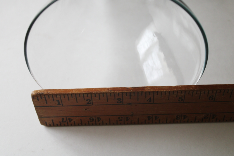 photo of vintage glass cloche, bell shaped display dome hand blown glass  #4