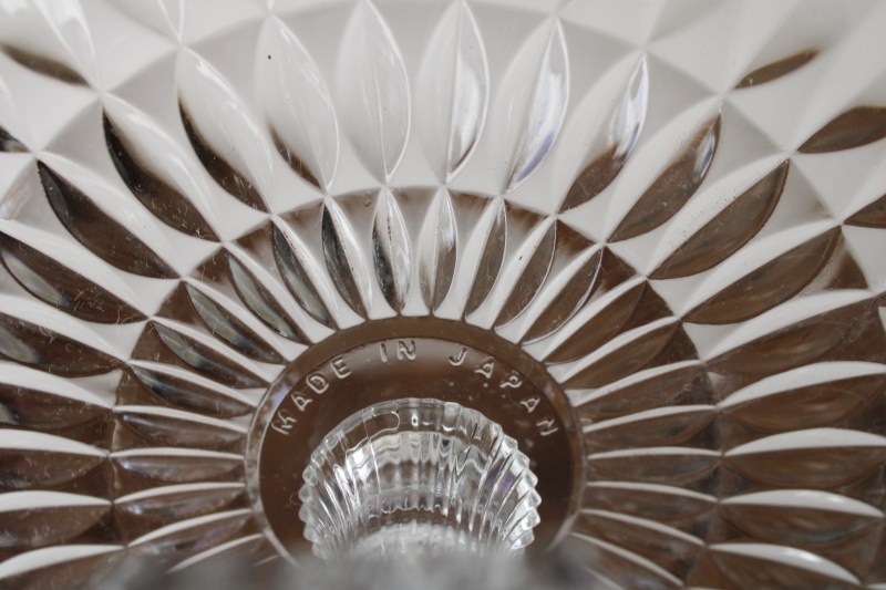 photo of vintage glass dessert pedestal, mini cake stand for a small fancy cake or cupcake  #4