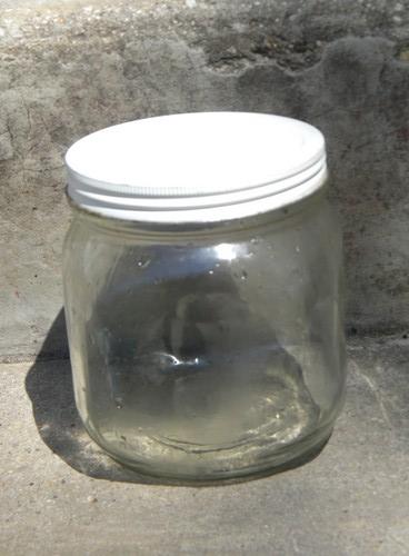 photo of vintage glass herring jars for cereal canisters or pantry storage, lot of 3 #2