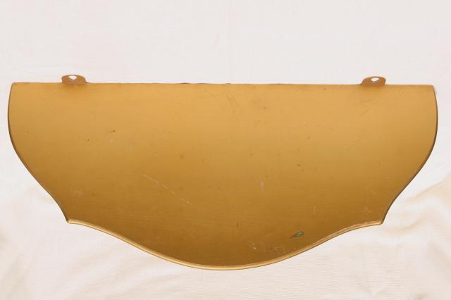 photo of vintage gold rococo ornate scrolls wall mount bracket shelf for clock or bric a brac #4