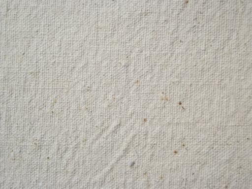 photo of vintage grain sack seed bag lot, primitive old natural cotton fabric #5