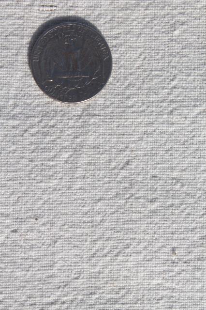 photo of vintage grain sacks, heavy old homespun type cotton fabric feed / seed bags lot #4