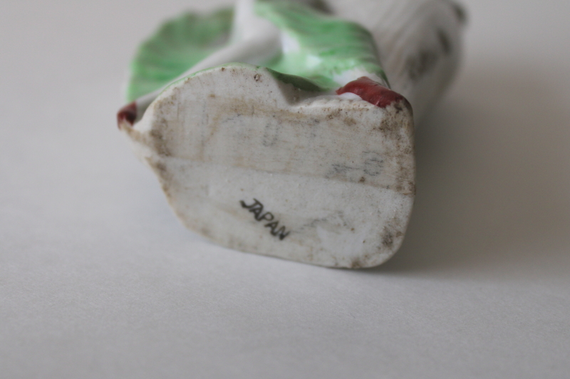 photo of vintage hand painted Japan miniature vase flapper girl dancer china figurine #3