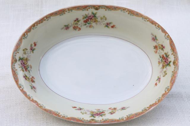 photo of vintage hand painted Made in Japan Esco fine china dinnerware, service for 8 #3