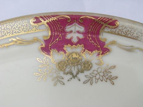 photo of vintage hand-painted china soup tureen or covered serving bowl, Meito-Made in Japan #4