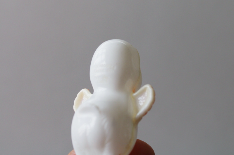 photo of vintage hard plastic toys, chickens lot Knickerbocker rooster, baby chick, egg laying hen #6