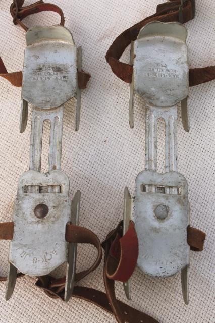 photo of vintage ice skates, double blade beginner's training safety skates for children #8