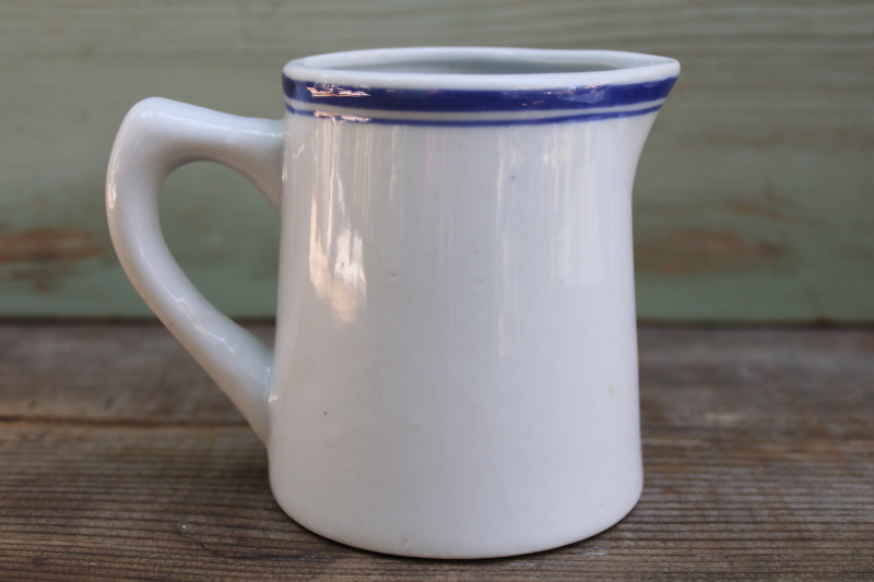 photo of vintage ironstone china creamer, Denver & Rio Grande Railroad Scenic Line of the World  #4