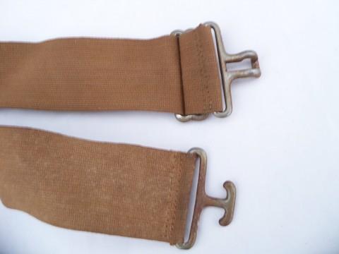 photo of vintage khaki-tan canvas hunter/shooter's belt w/shell loops #2