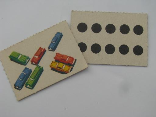 photo of vintage lotto counting game, number cards, retro artwork and illustrations #8