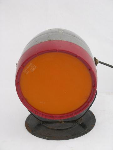 photo of vintage machine-age Kodak Model A Safelight photo darkroom lamp #2