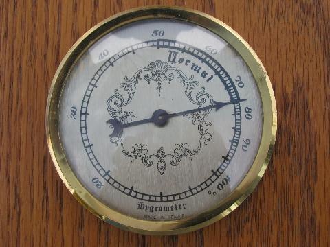 photo of vintage made in France weather station w/ meteorolgical instruments, barometer etc. #5