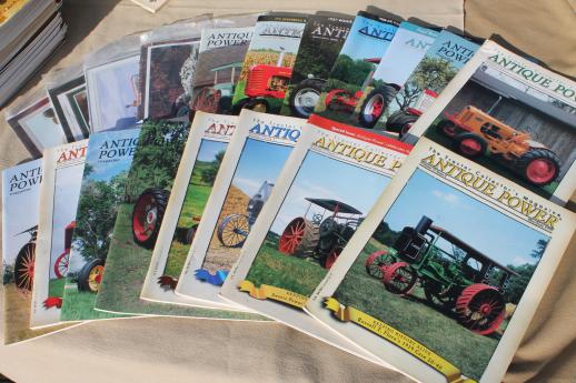 photo of vintage magazine back issues lot farm collector tractor equipment & antique engine magazines #12