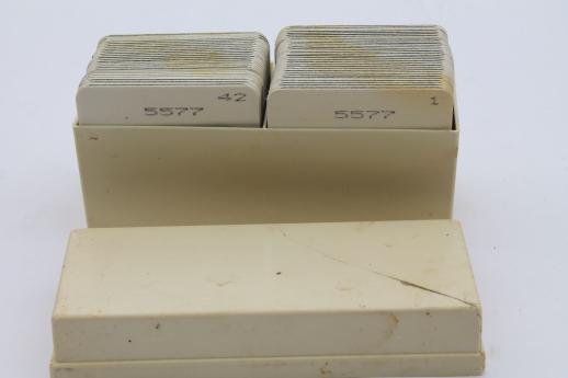 photo of vintage medical biology slides, ASCP photos of leukocytes or white blood cells etc., lot of 120 slides #4