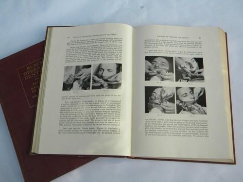 photo of vintage medical books Black's Operative Dentistry w/old dental photos #1