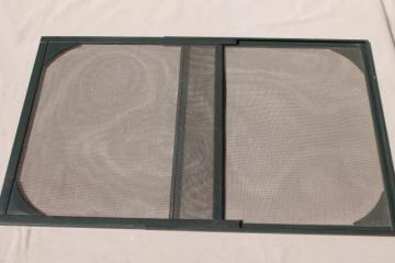 catalog photo of vintage metal frame mosquito screen for 1920s 30s vintage bungalow cottage summer window
