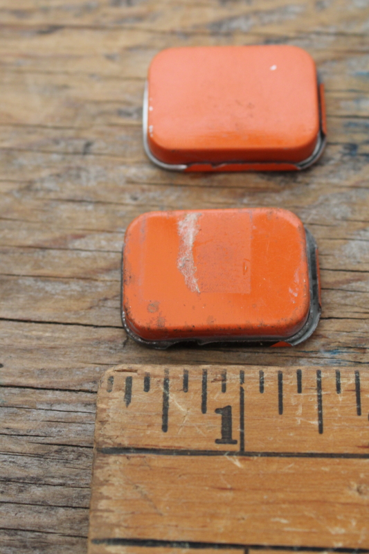 photo of vintage metal tins advertising flints replacement parts for Shurlite gas lighter torch tool  #3