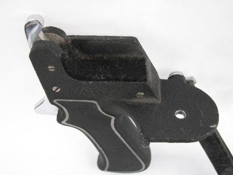 photo of vintage mid-century professional camera pistol grip, Denmark #4
