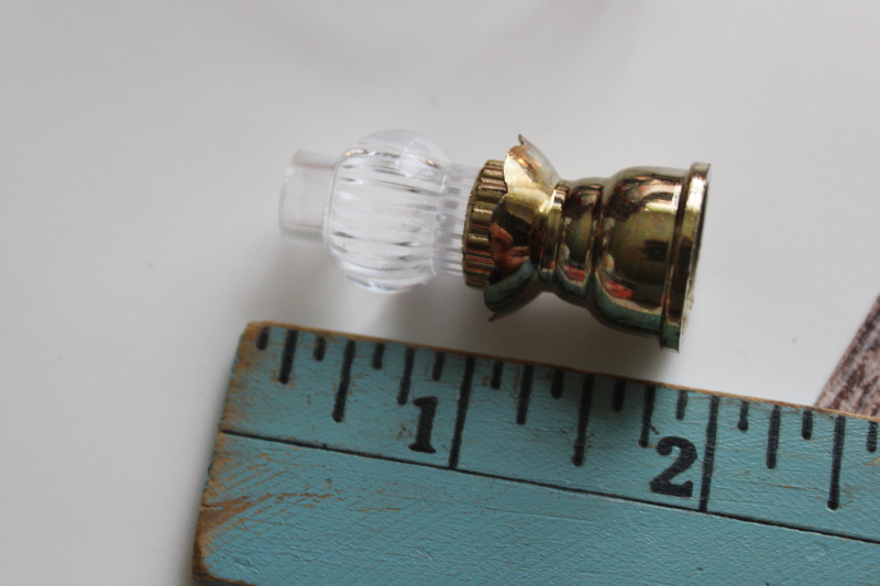 photo of vintage mini lights, old fashioned hurricane lamp clip type midget bulb Christmas lights  #6