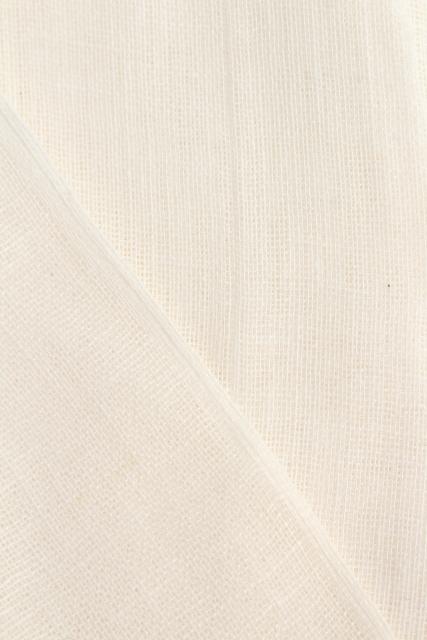 photo of vintage natural unbleached cotton gauze cheese cloth fabric yardage, 10 yds 36 wide #3