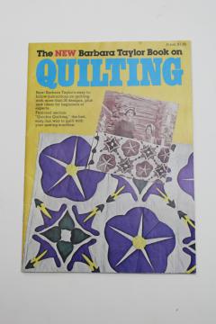 catalog photo of vintage needlework booklet, full size quilt patterns, 30 quilting designs