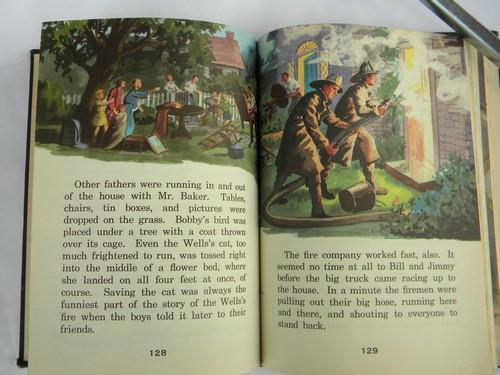 photo of vintage old 1942 child's reader The Five-and-a-Half Club color pictures #2