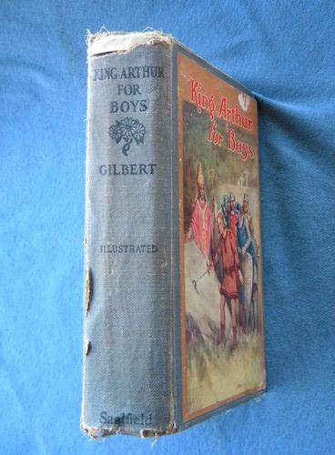photo of vintage old King Arthur for Boys illustrated w/color litho art cover #4