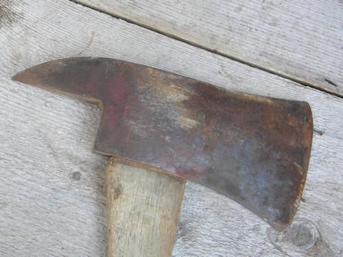 photo of vintage old Mann fireman's tool fire axe Lewistown, PA #2