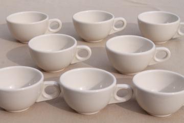 catalog photo of vintage oven proof dishes Homer Laughlin ironstone china restaurant ware coffee cups